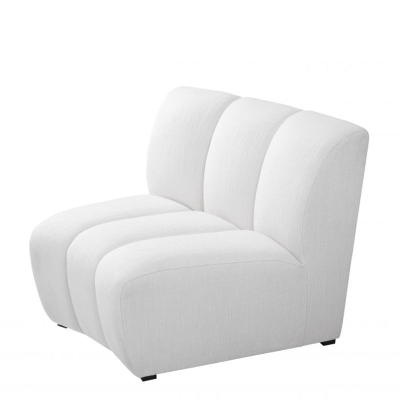 LANDO bue sofa hvit 6 deler Eichholtz