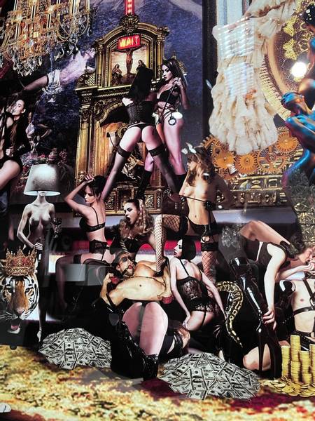 Glass picture Burlesk 90cm x 180cm