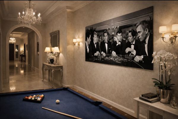  All James Bond casino 90cm x 180cm