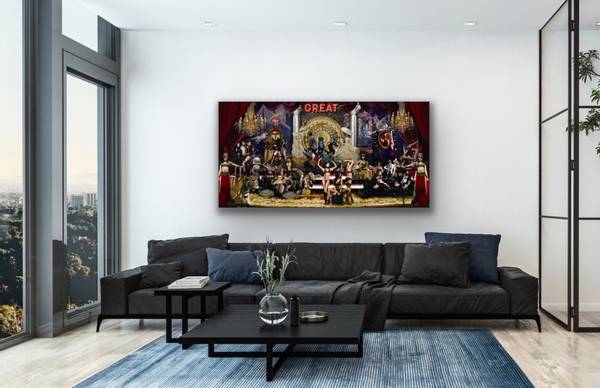 Glass picture Burlesk 90cm x 180cm