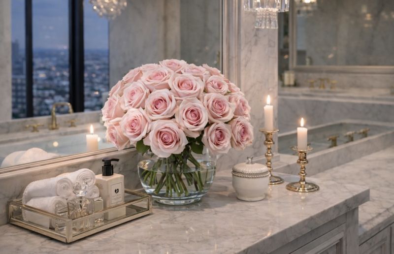 Rosa fløyel rose