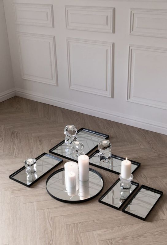 Harlequin Tray Round Clear