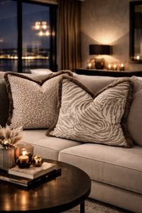 Hovedbilde Pute 53x53 Felix Beige